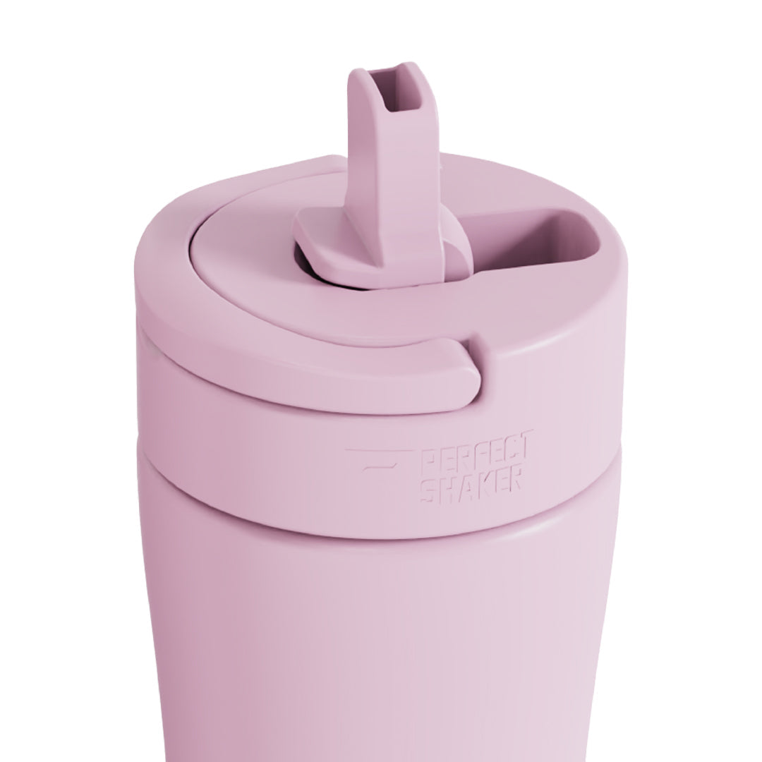 Insulated Stainless Steel Shaker with Straw 22oz