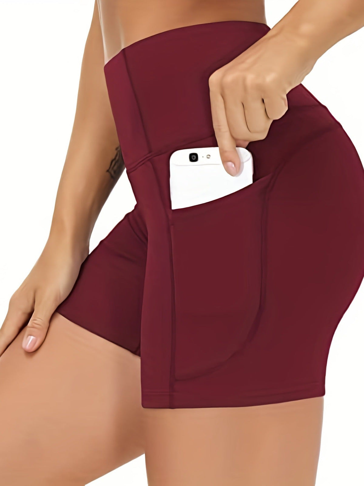Women's High-Waist Butt-Lifting Fitness Shorts - Running & Outdoor Sports, 6 Colors
