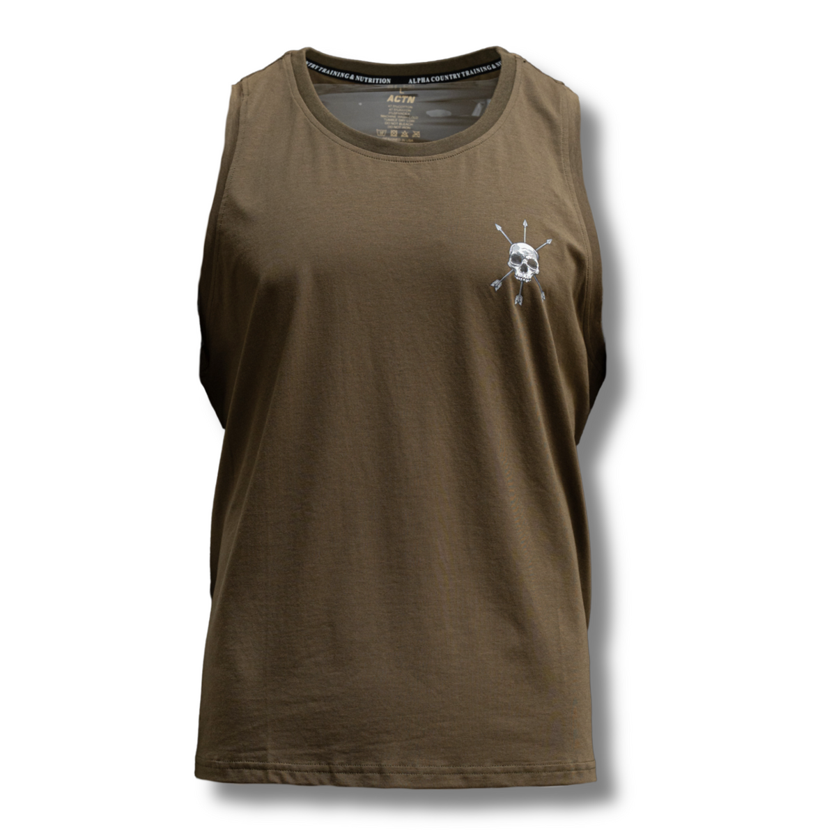 Alpha Country Men's Rapid Performance Tank - Soft Cotton Rayon Training Tank