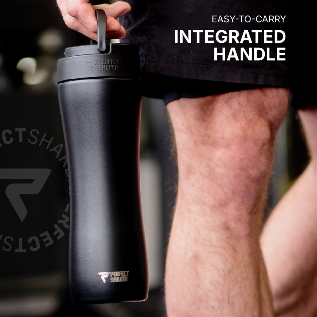 Insulated Stainless Steel Shaker with Straw 22oz