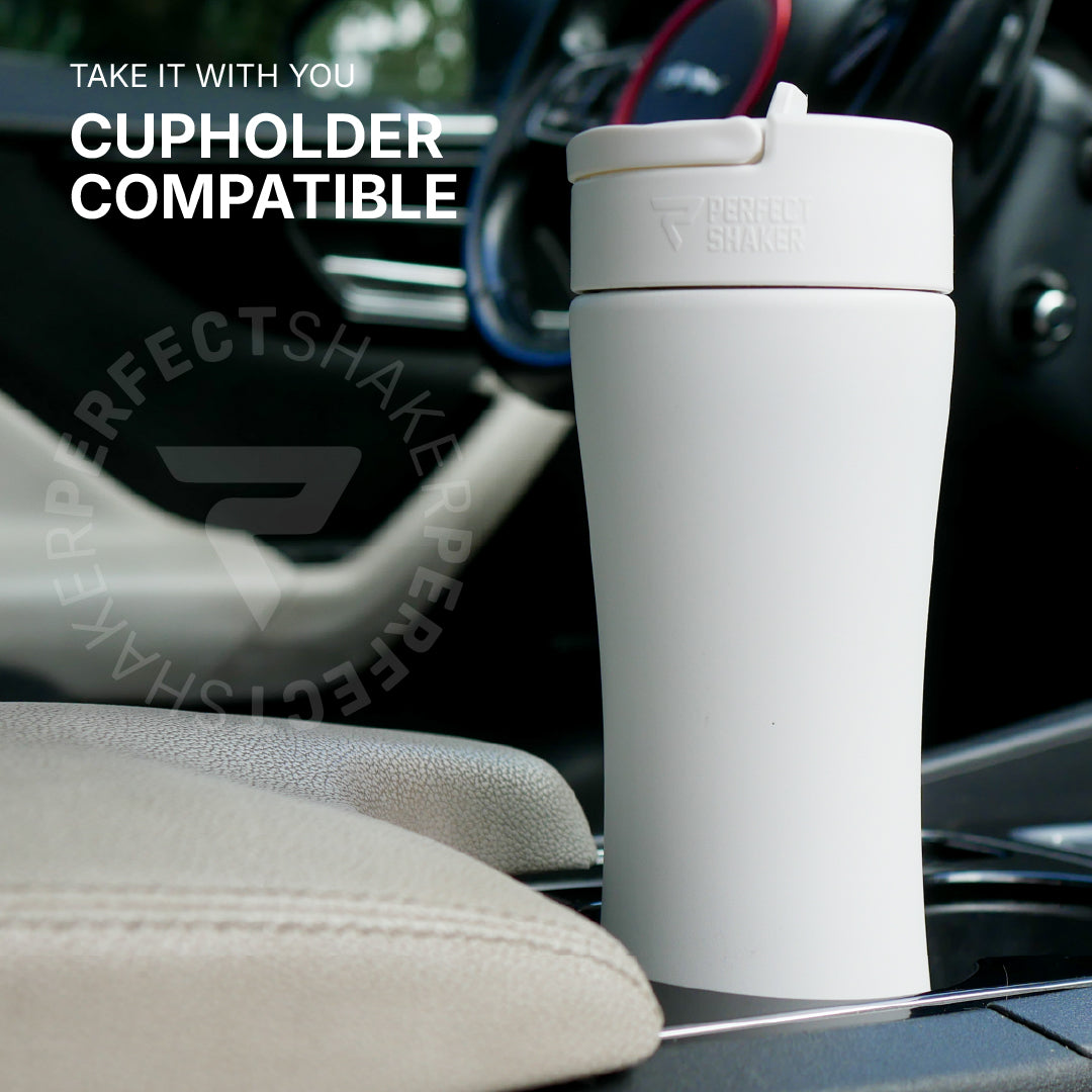 Insulated Stainless Steel Shaker with Straw 22oz