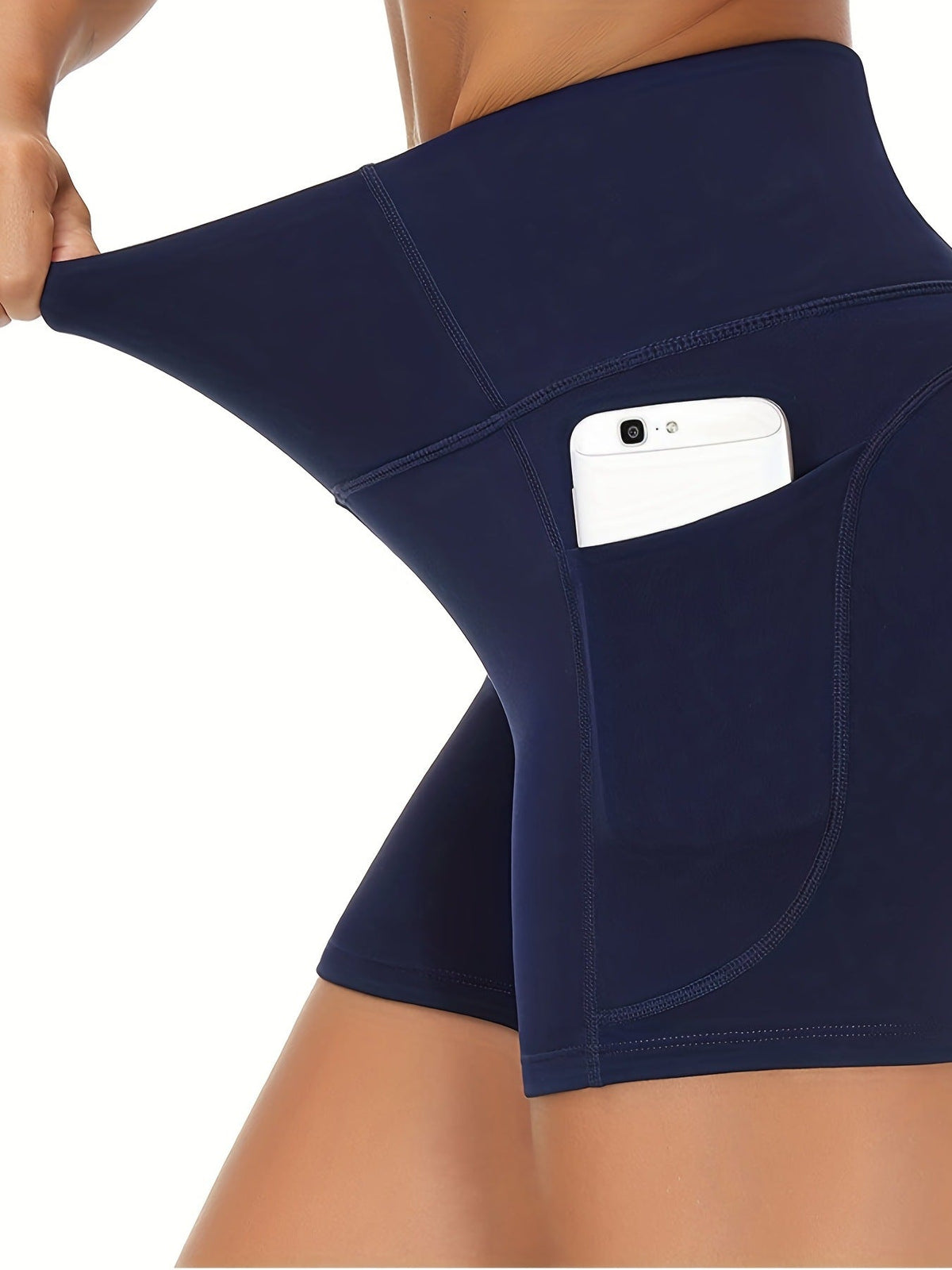 Women's High-Waist Butt-Lifting Fitness Shorts - Running & Outdoor Sports, 6 Colors
