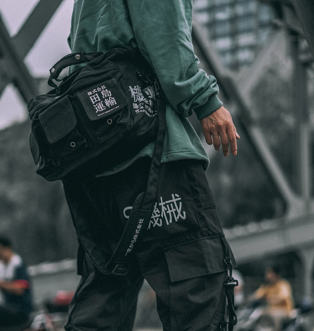 Industrial Crossbody Messenger Bag