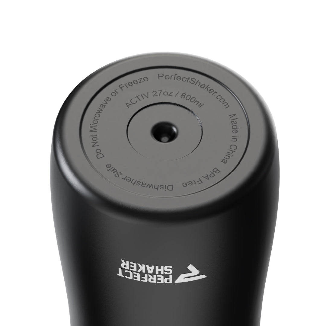 Insulated Stainless Steel Shaker with Straw 22oz