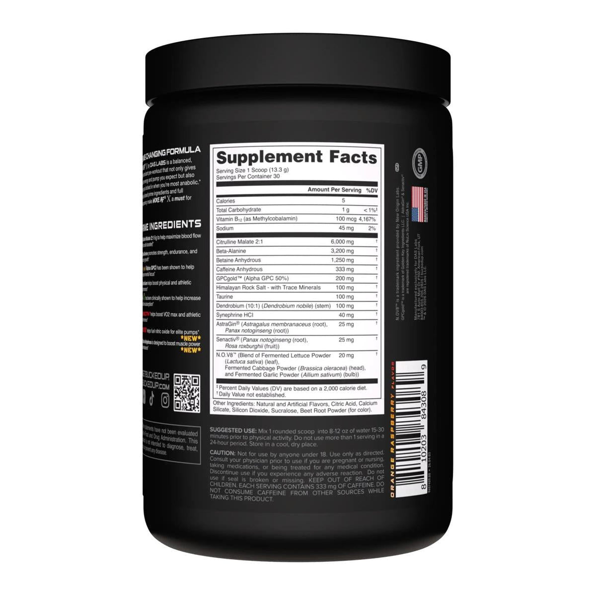 Bucked Up Woke AF Anniversary X Pre-Workout - High Stimulant Formula