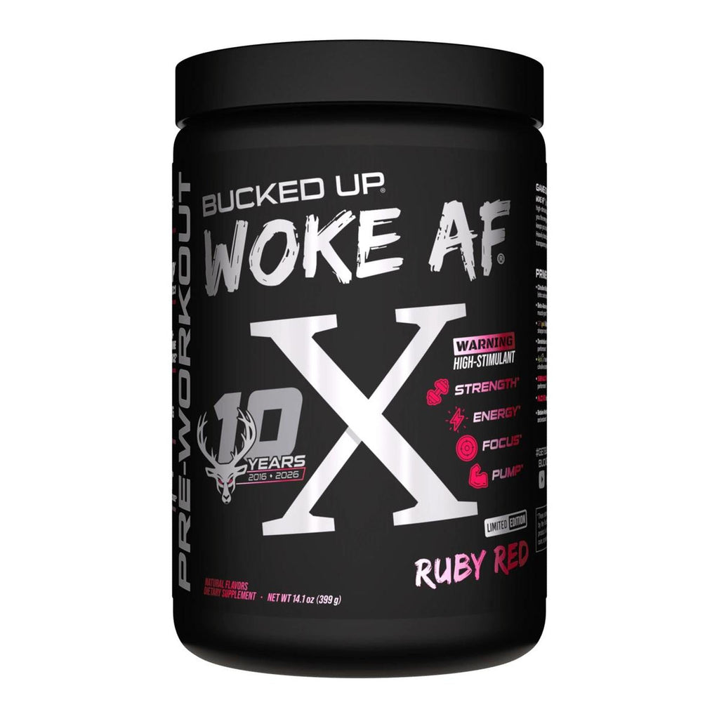 Bucked Up Woke AF Anniversary X Pre-Workout - High Stimulant Formula