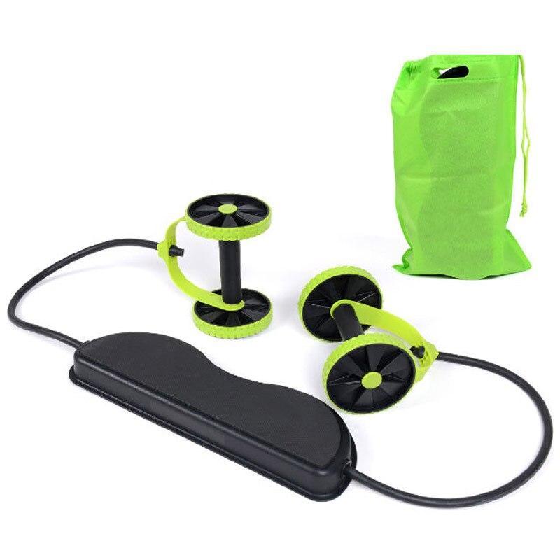 AB Roller Wheel with Resistance Bands
