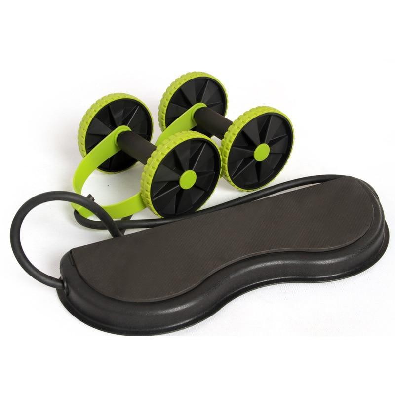 AB Roller Wheel with Resistance Bands
