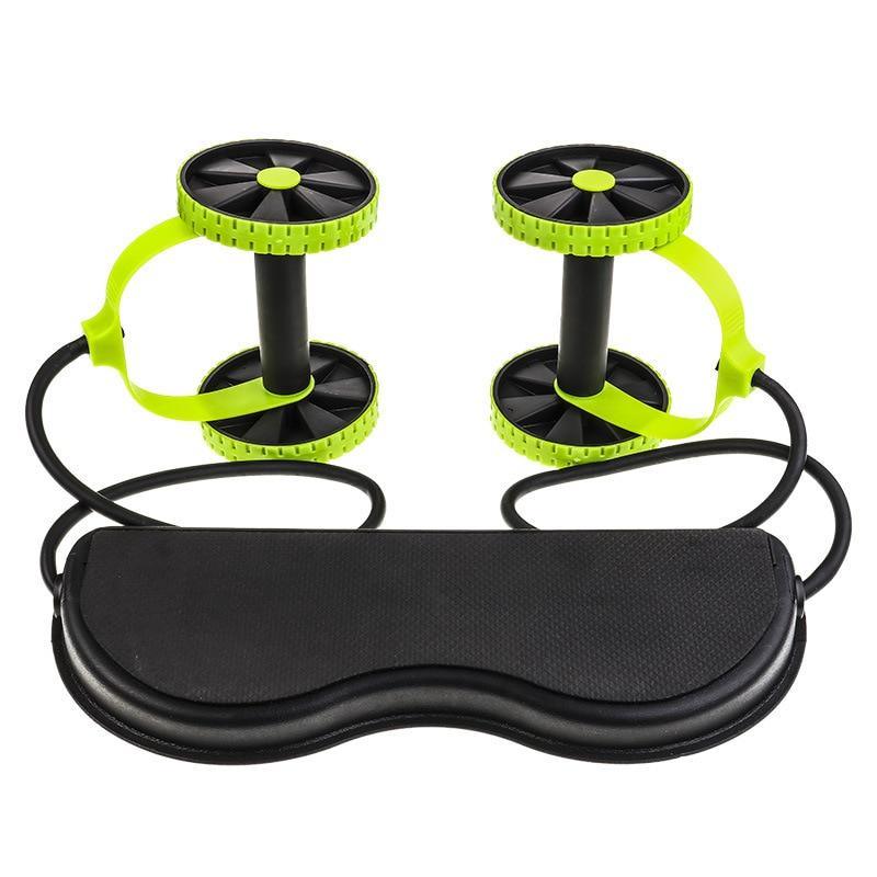 AB Roller Wheel with Resistance Bands