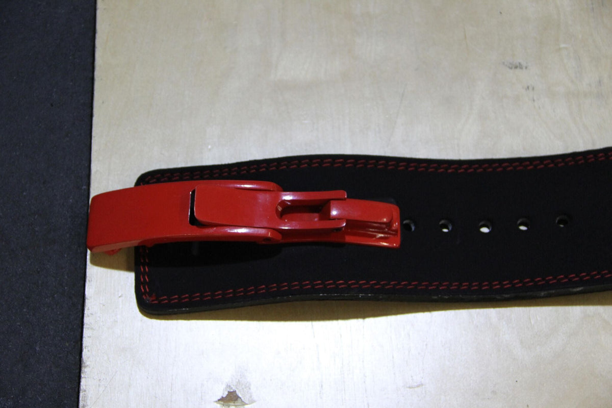 10mm Belt - Leather Deluxe Heavy-Duty Lever Buckle