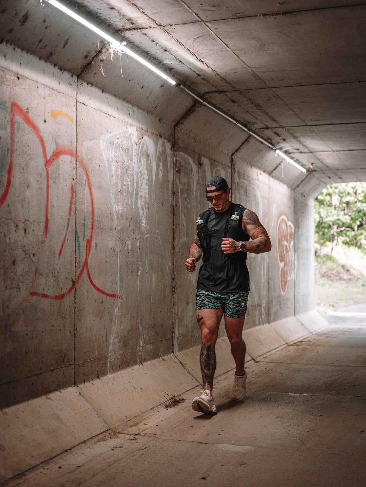 Alpha Country Men's Hybrid Short - Miami Vibez