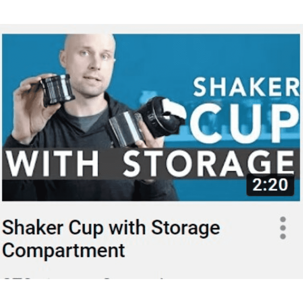 Shaker Cup with Storage Container 24oz