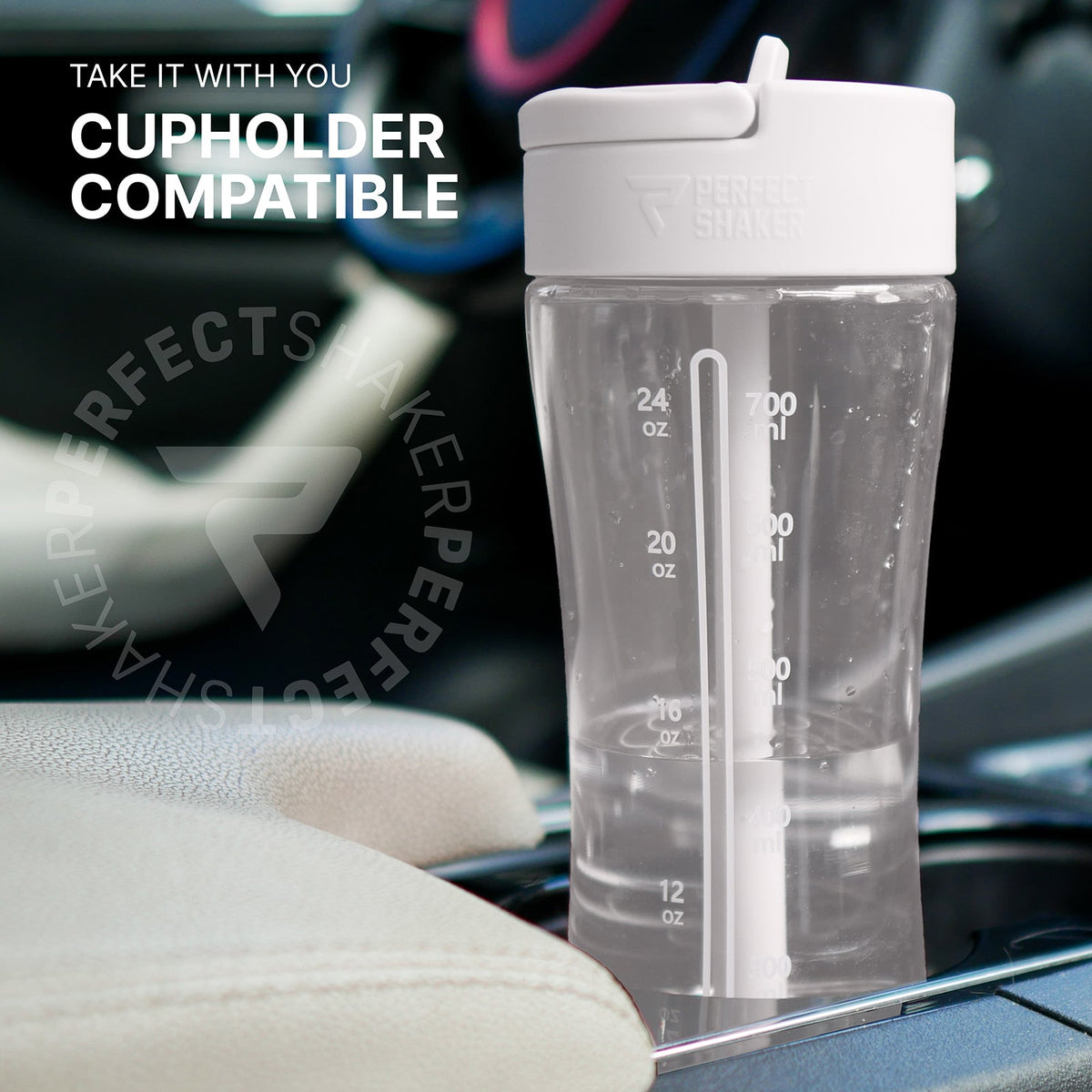 Shaker Bottle with Straw 28oz Tritan