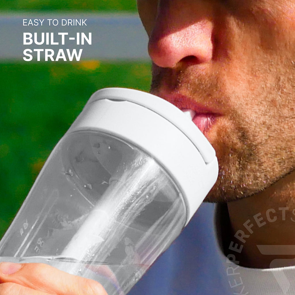 Shaker Bottle with Straw 28oz Tritan
