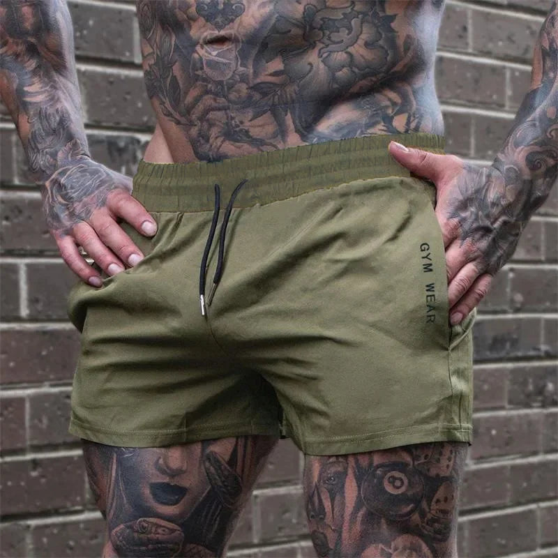 Men's Woven Running Shorts - Breathable Marathon & Gym Training Shorts