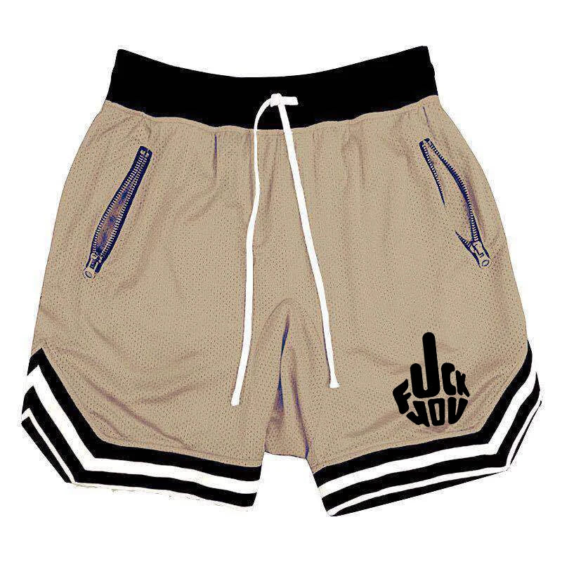 Men's Basketball Shorts - Breathable Mesh Athletic Running Shorts
