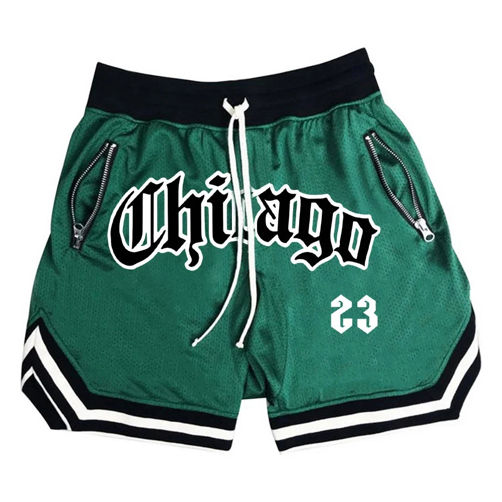 Men's Athletic Five-Point Shorts - Quick-Dry Basketball Training Pants