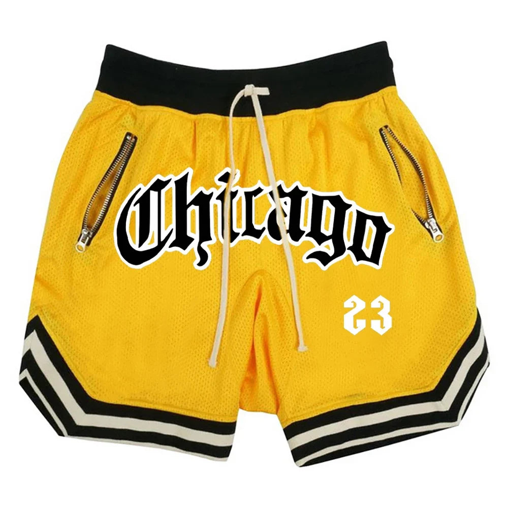 Men's Athletic Five-Point Shorts - Quick-Dry Basketball Training Pants