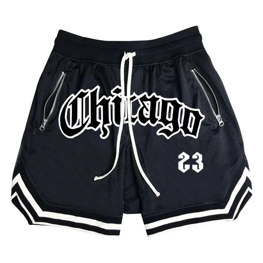 Men's Athletic Five-Point Shorts - Quick-Dry Basketball Training Pants