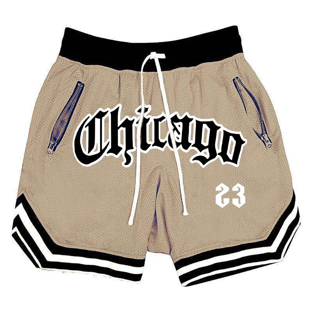 Men's Athletic Five-Point Shorts - Quick-Dry Basketball Training Pants