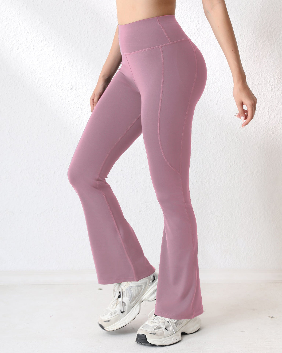Women's Hip-Lifting Flared Yoga Pants - Wide-Leg Slimming Fitness Pants