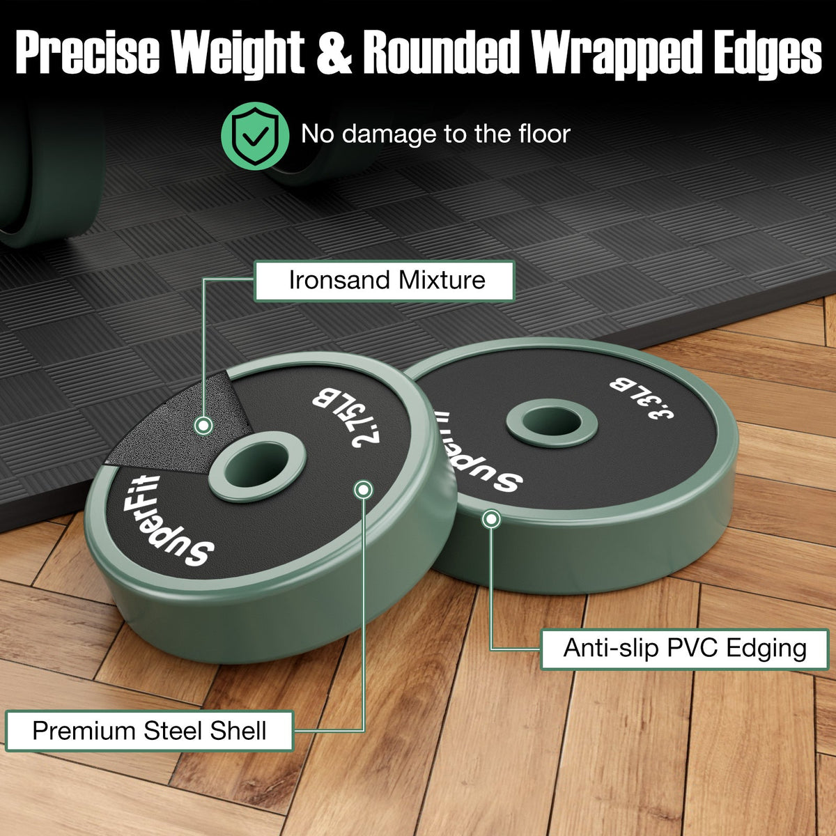 Adjustable Weight Dumbbell Set with Connector