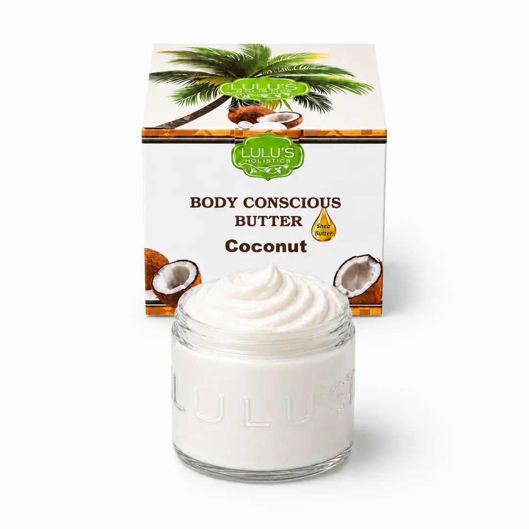 LuLu's Holistics Secrets Whipped Shea Body Butter for Men - Bold Egyptian Oil Scent