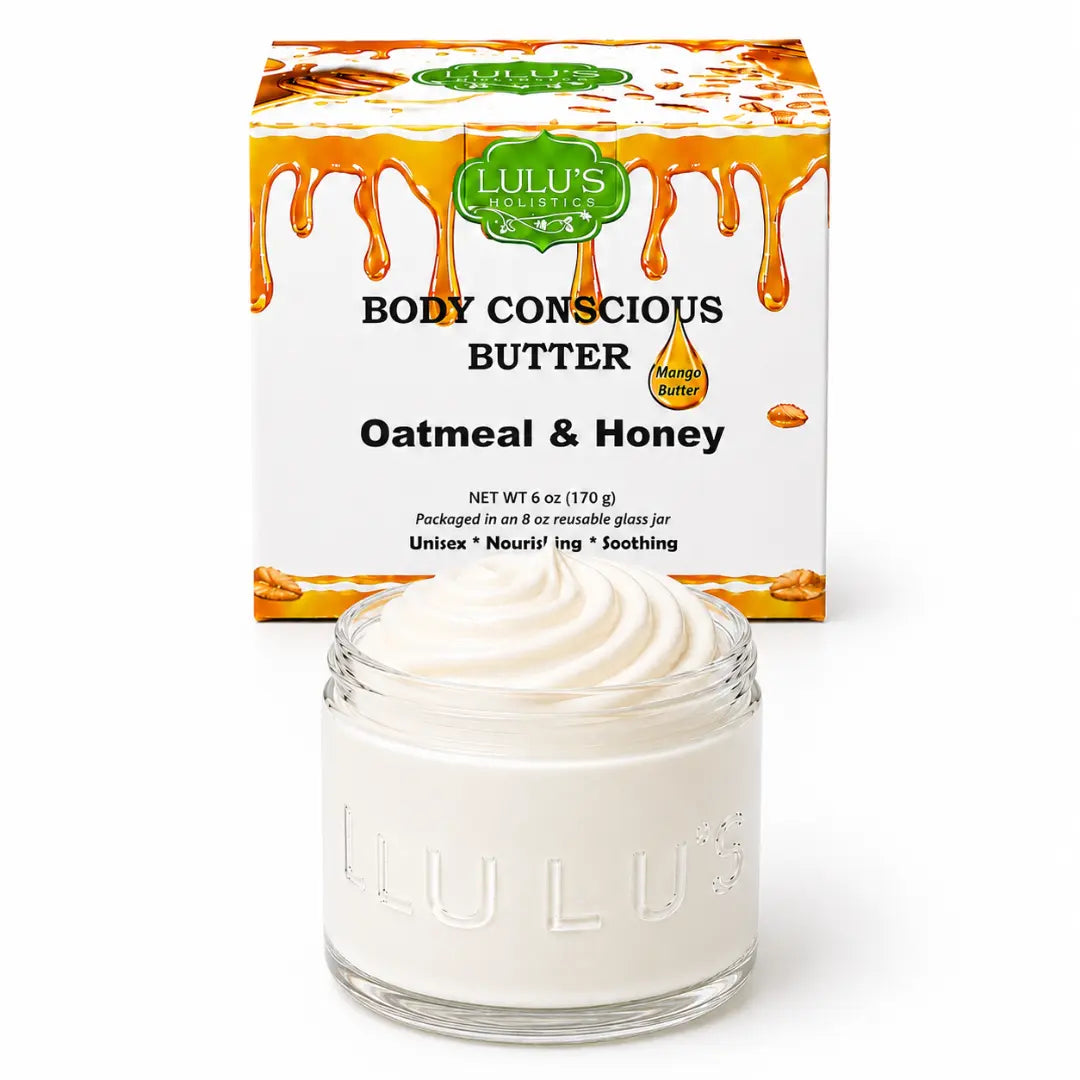 LuLu's Holistics Secrets Whipped Shea Body Butter for Men - Bold Egyptian Oil Scent