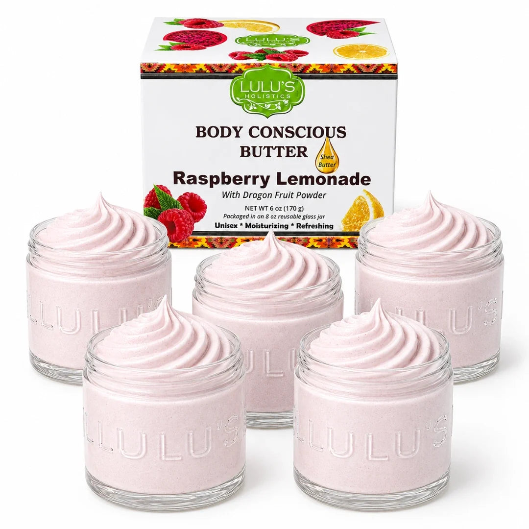 LuLu's Holistics Strawberry & Dragon Fruit Whipped Mango Body Butter - Antioxidant Glow
