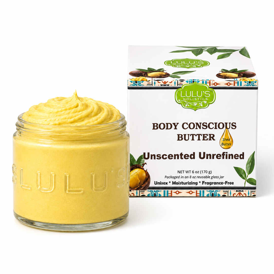 LuLu's Holistics Secrets Whipped Shea Body Butter for Men - Bold Egyptian Oil Scent