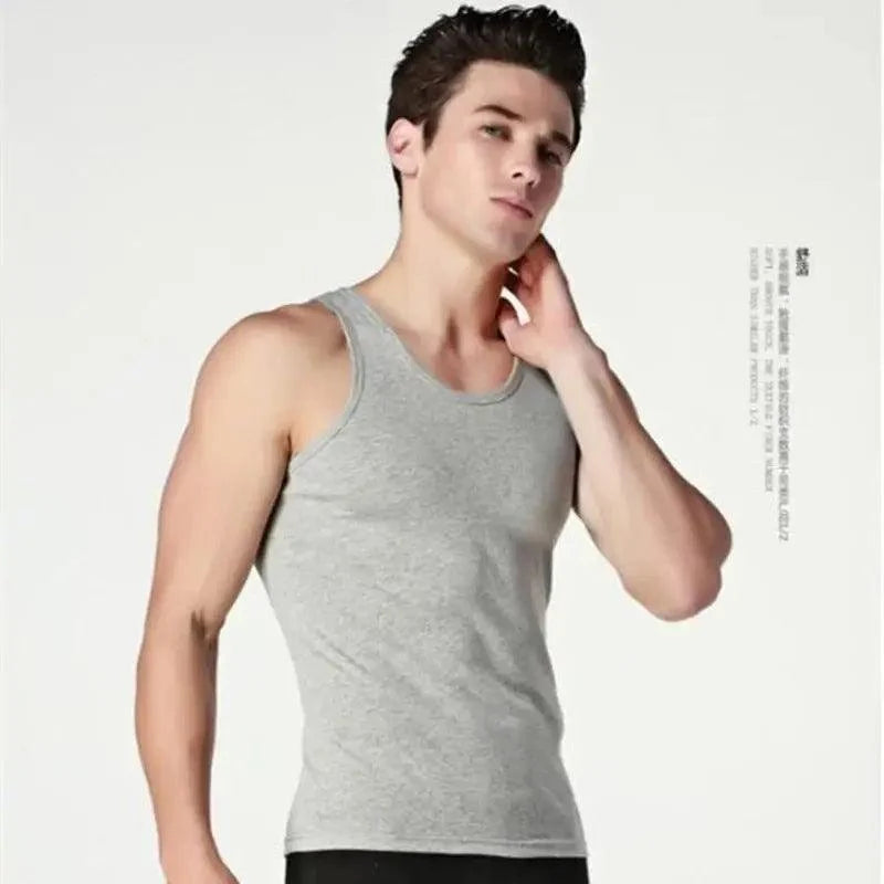 Men's Cotton Muscle Tank Top